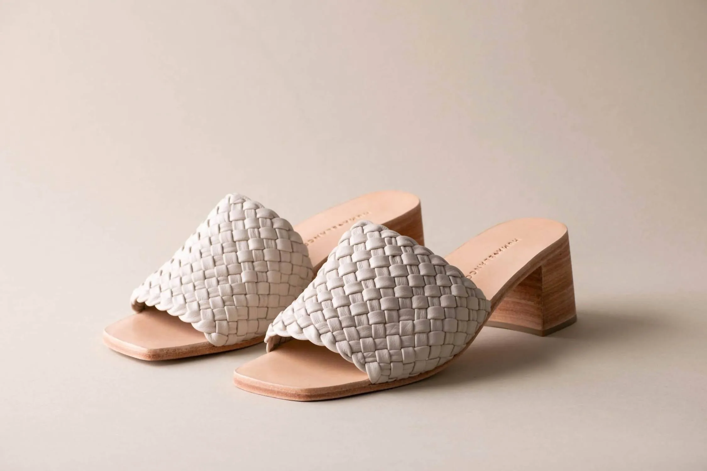 Gia Sandals In Bone Napa