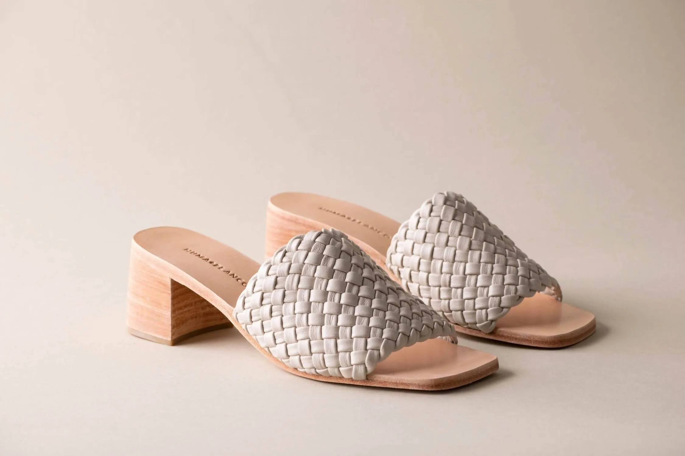 Gia Sandals In Bone Napa