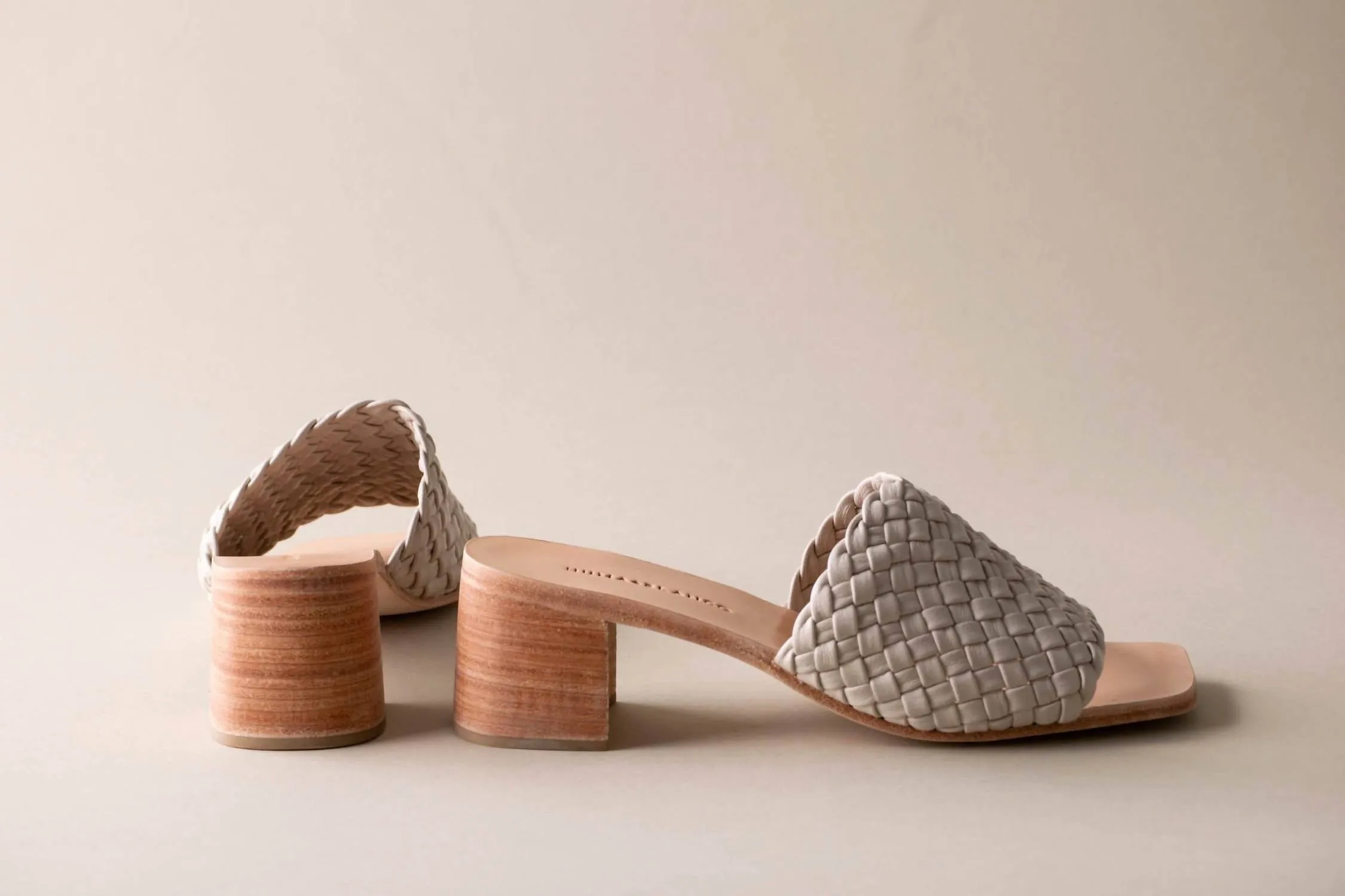 Gia Sandals In Bone Napa
