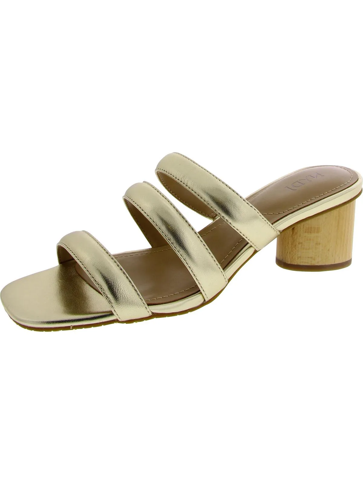 Giacomo Womens Canvas Slip On Slide Sandals
