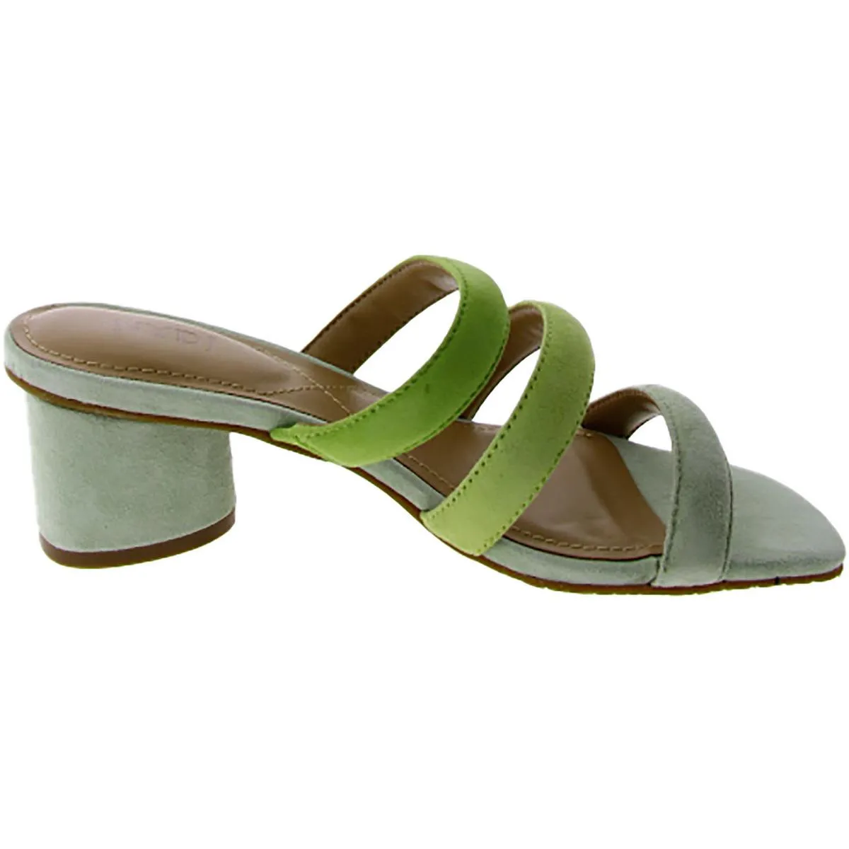 Giacomo Womens Canvas Slip On Slide Sandals