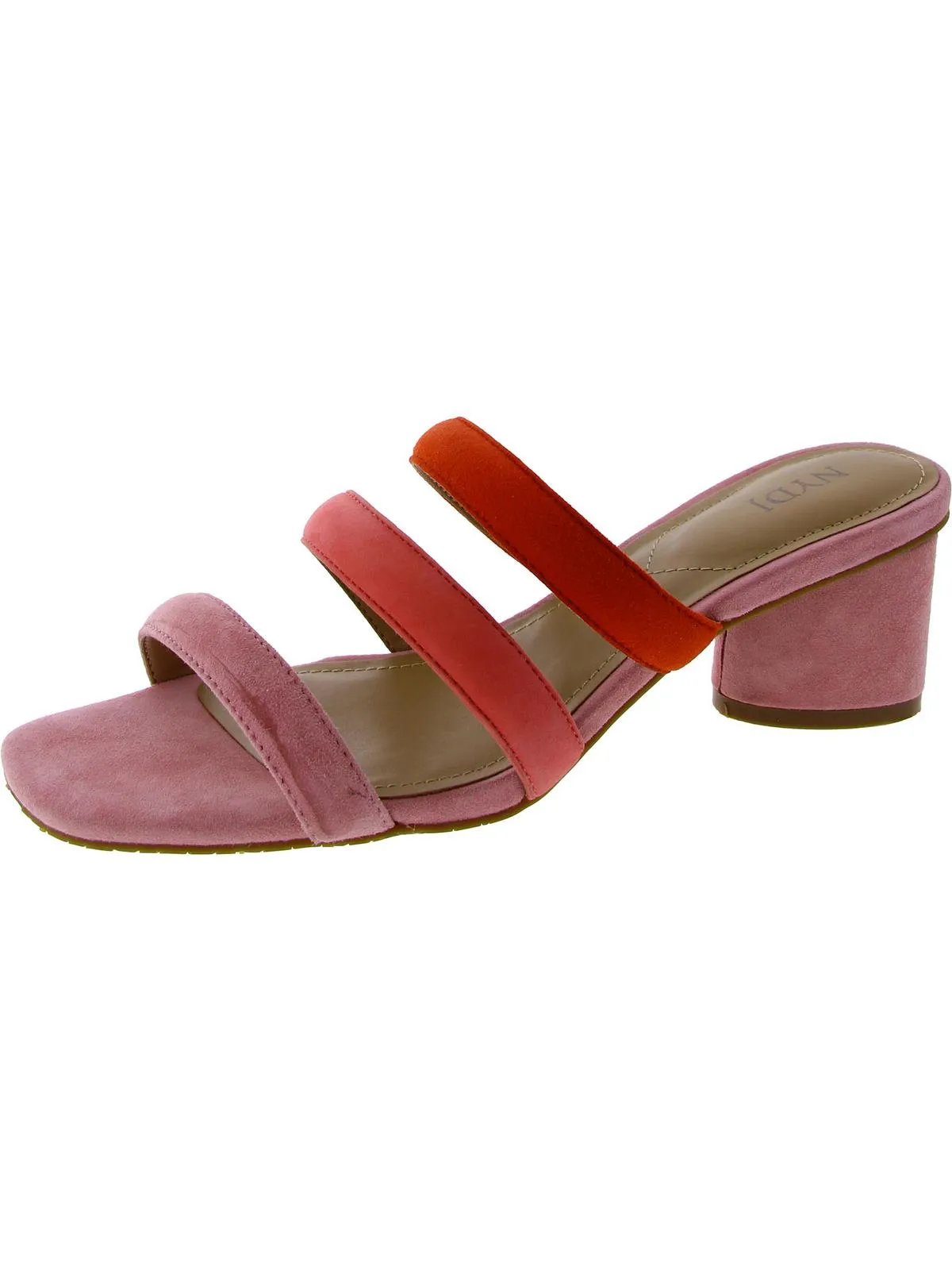 Giacomo Womens Canvas Slip On Slide Sandals