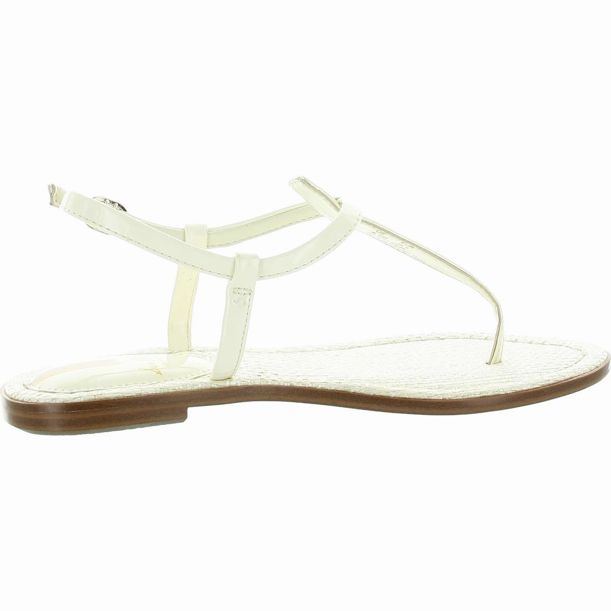 Gigi Womens Textured Thong T-Strap Sandals