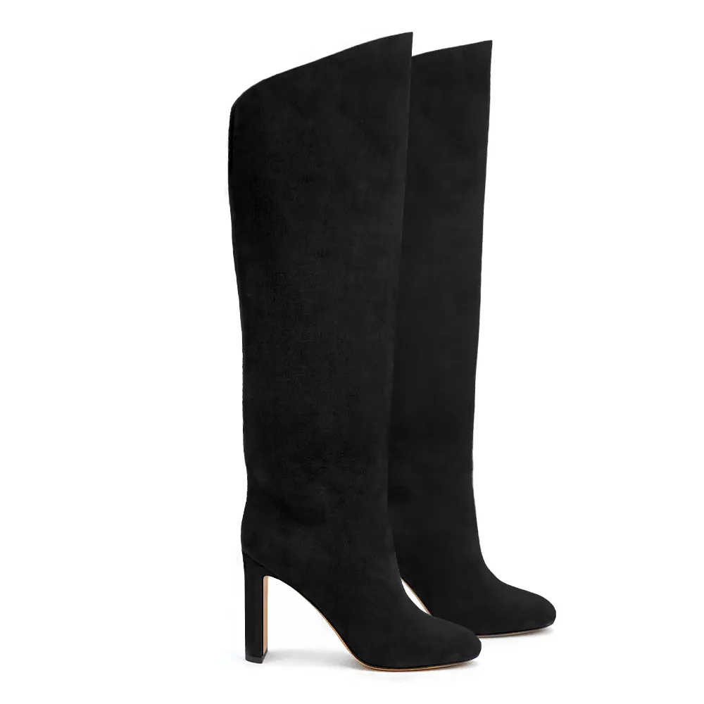 GINEVRA BLACK SUEDE