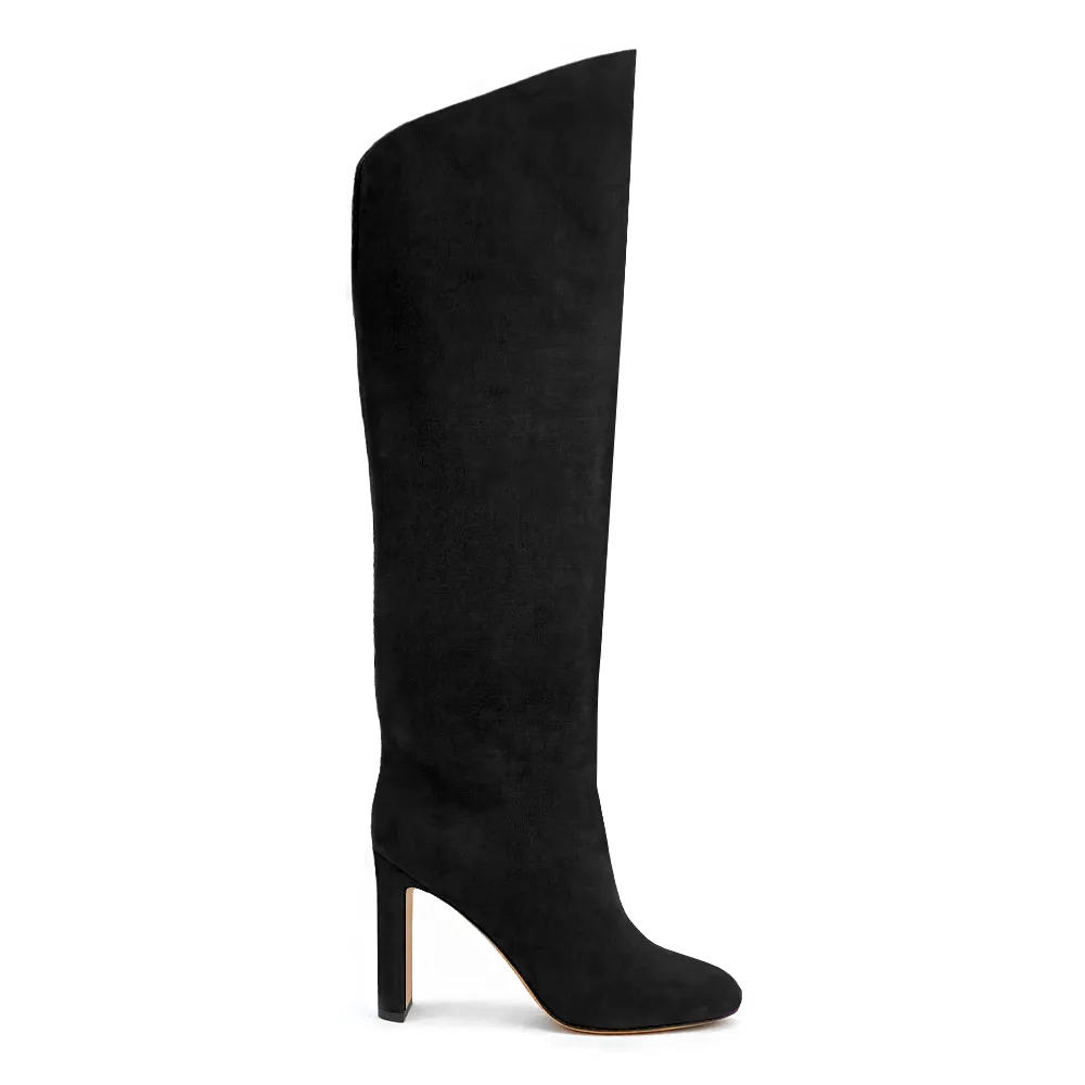 GINEVRA BLACK SUEDE