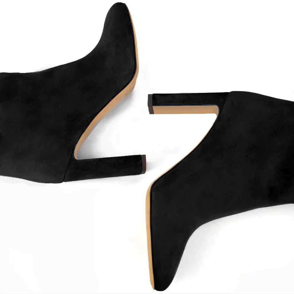 GINEVRA BLACK SUEDE