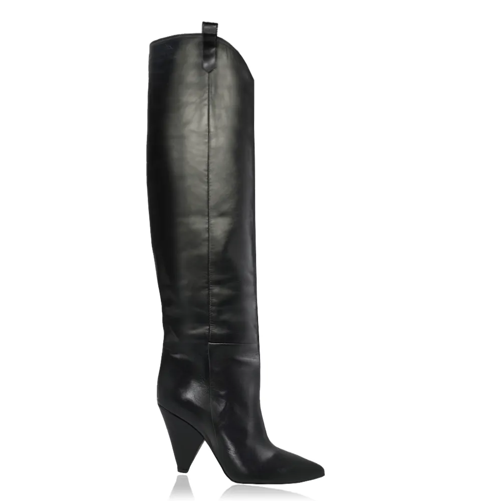 GLORY BLACK LEATHER