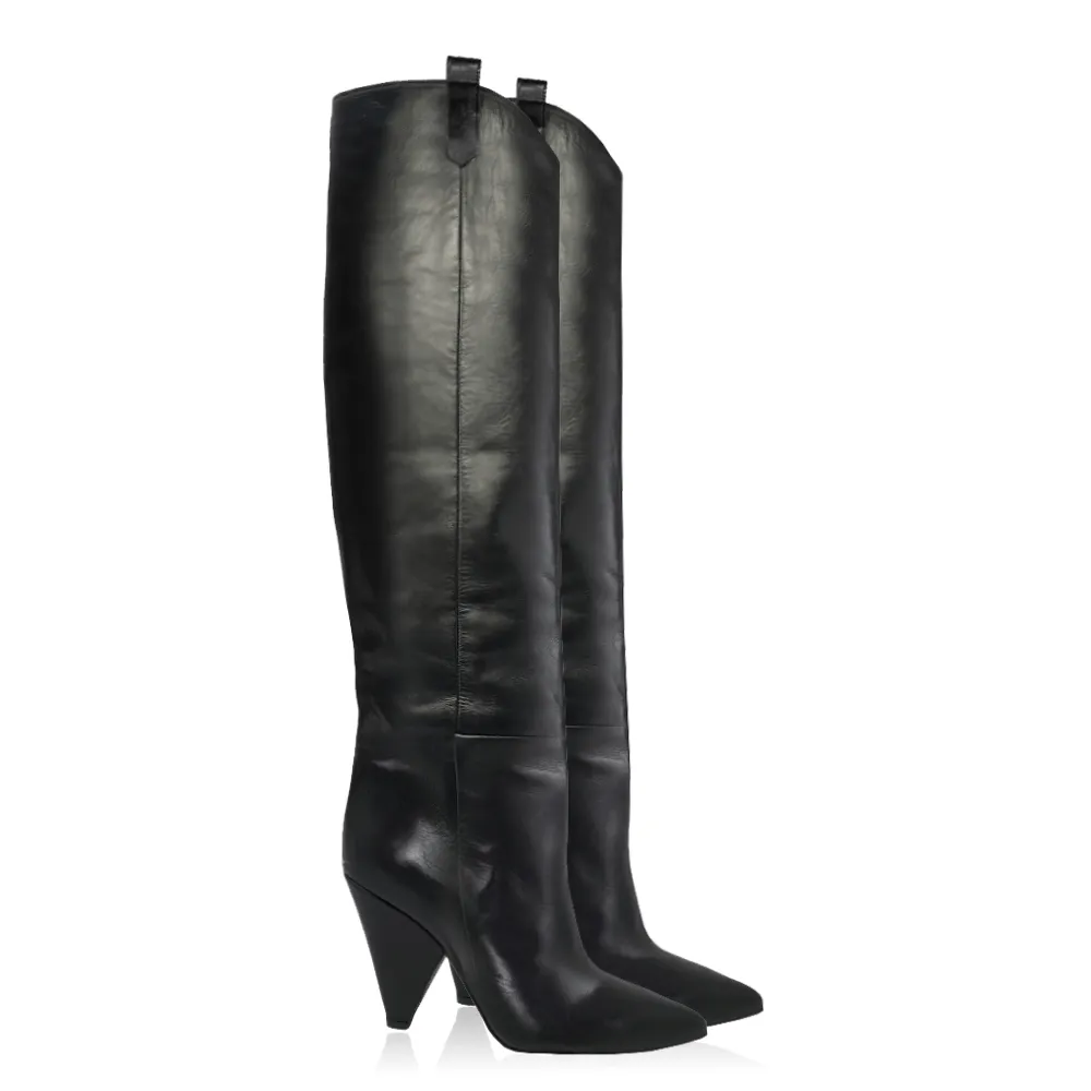 GLORY BLACK LEATHER