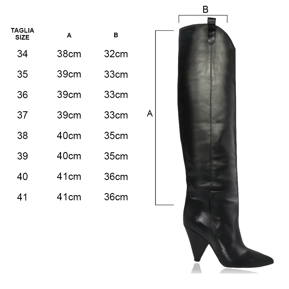 GLORY BLACK LEATHER