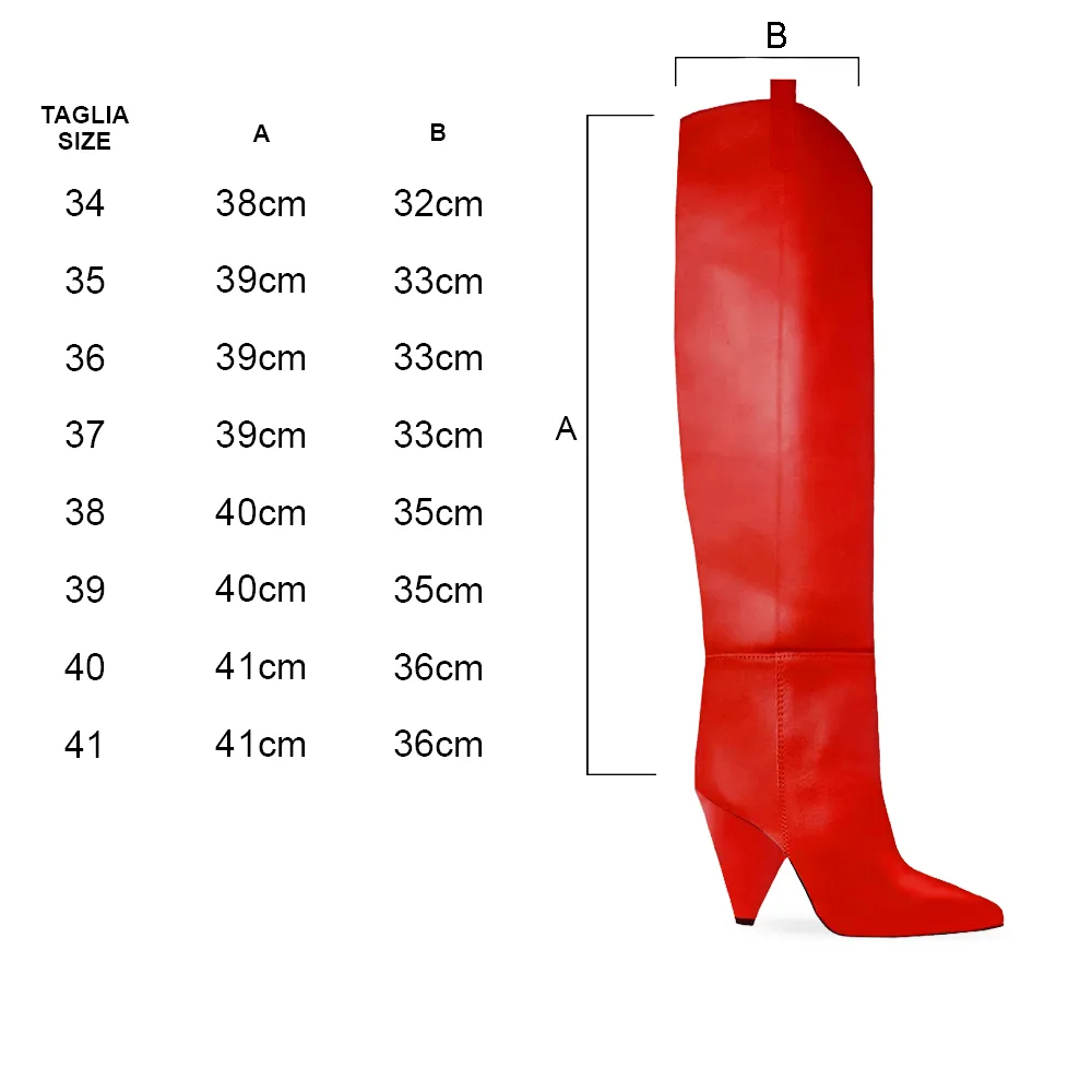 GLORY RED LEATHER