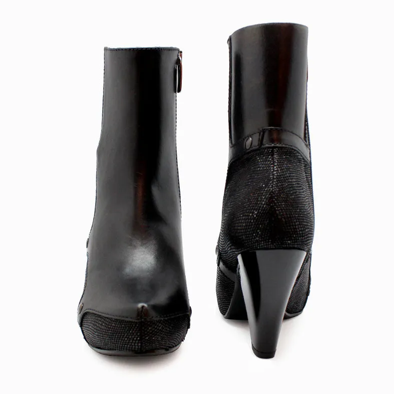 Grande Marnier - Black/Sparkle biker boot- last pair 41!