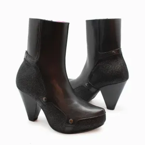 Grande Marnier - Black/Sparkle biker boot- last pair 41!