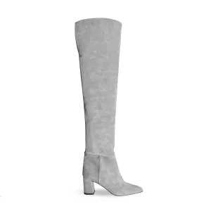 GRAY SUEDE GILDA