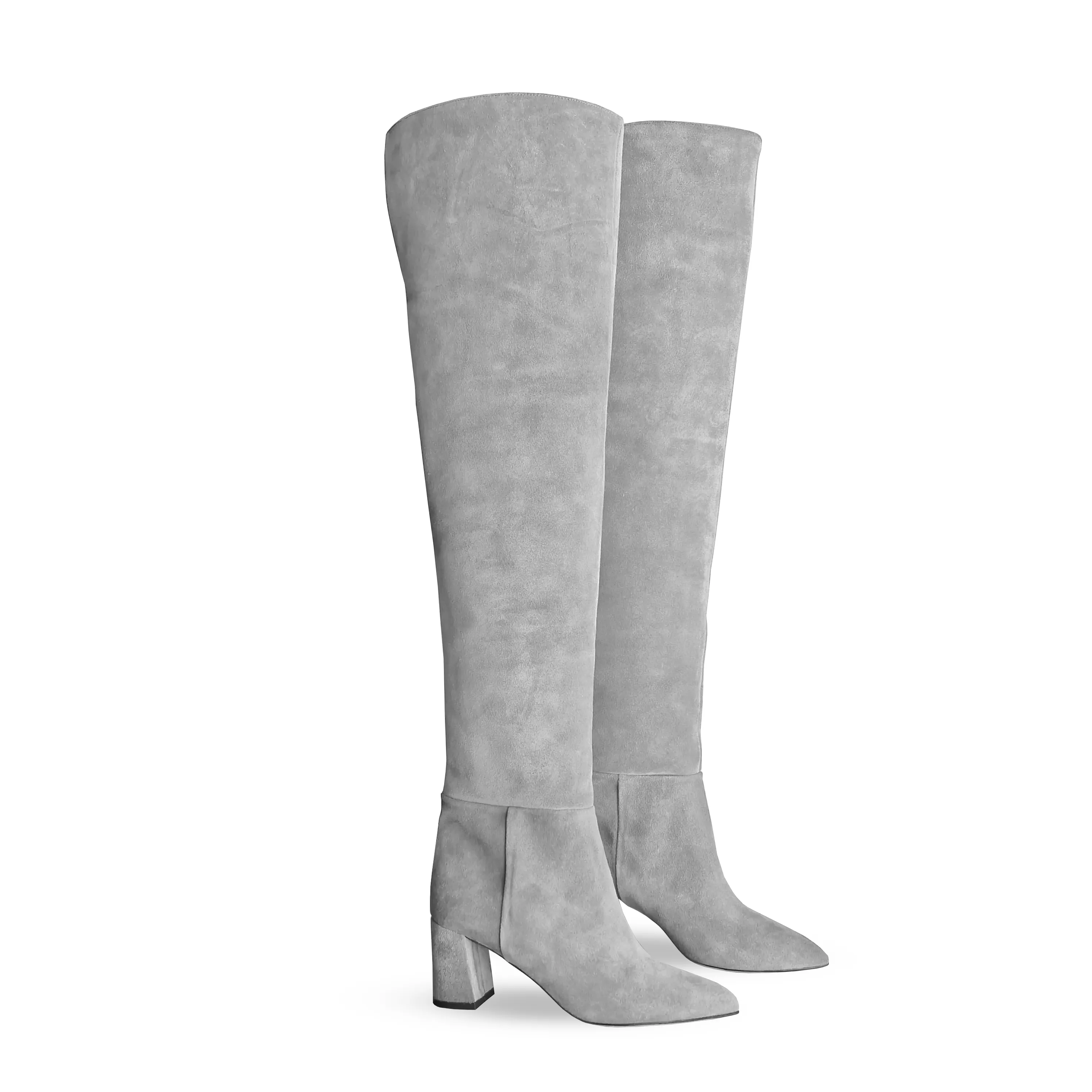 GRAY SUEDE GILDA
