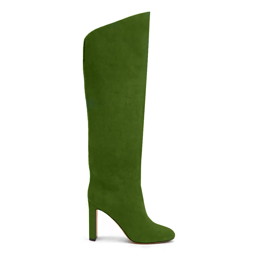 GREEN SUEDE GENEVA