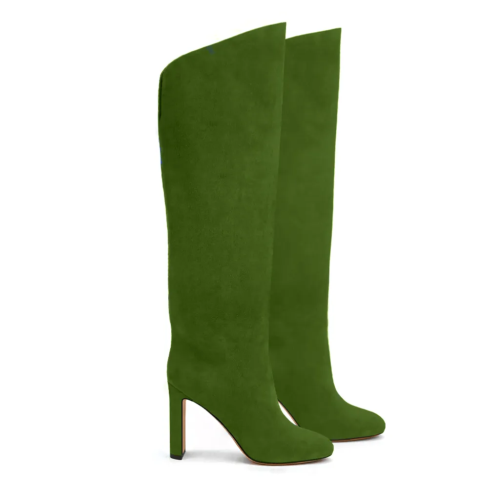 GREEN SUEDE GENEVA