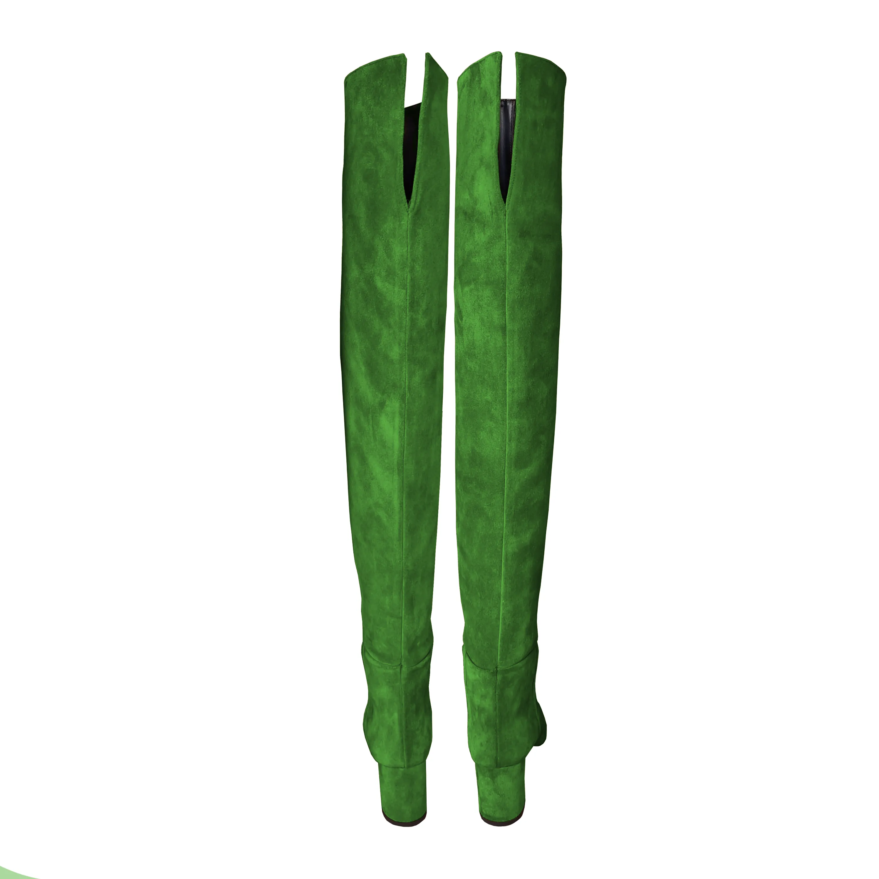 GREEN SUEDE GILDA