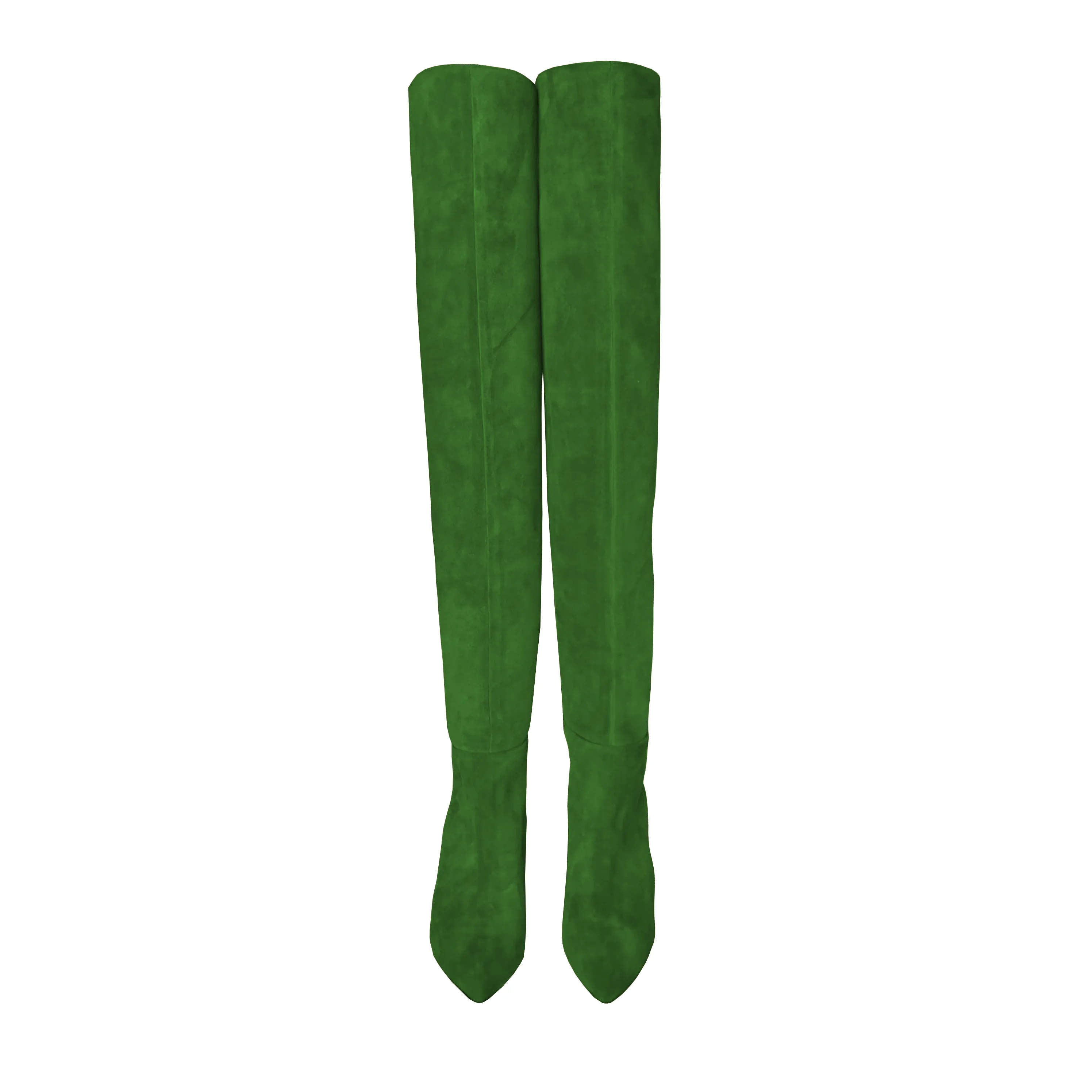 GREEN SUEDE GILDA