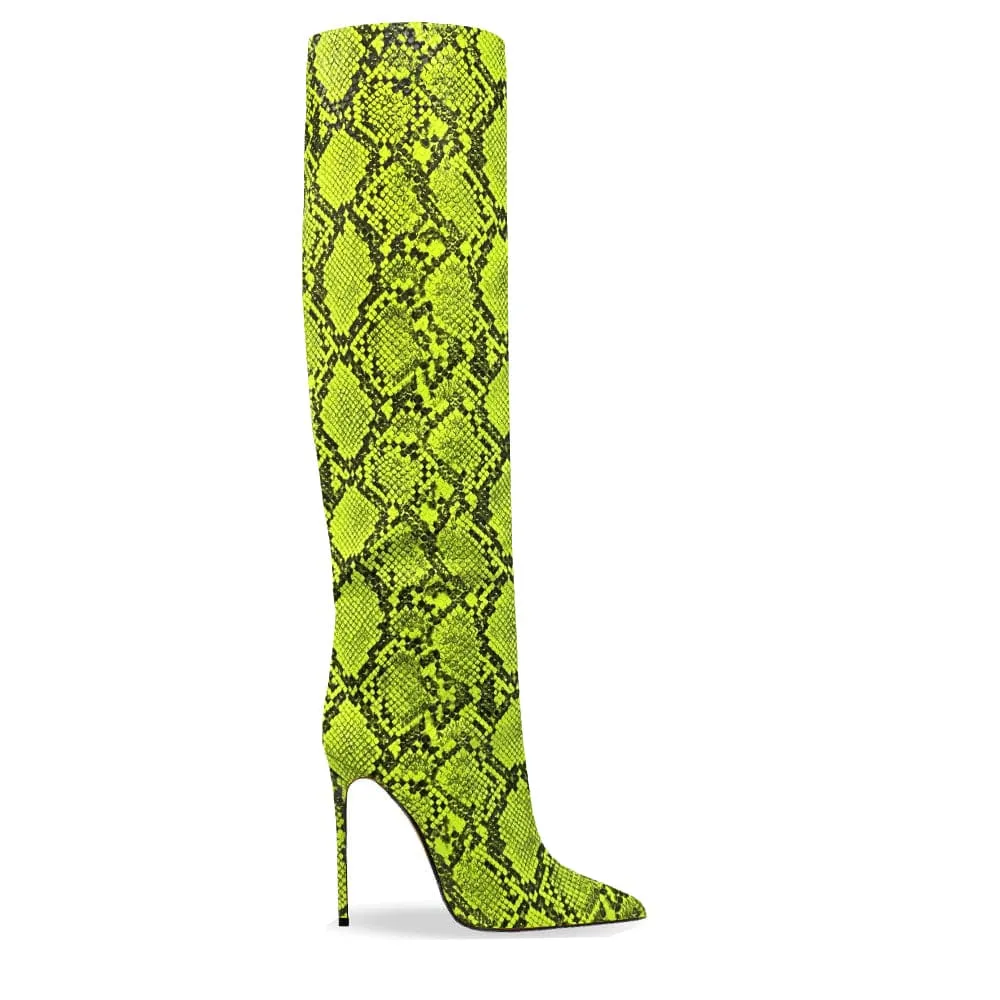 GWEN LIME GREEN PYTHONATE