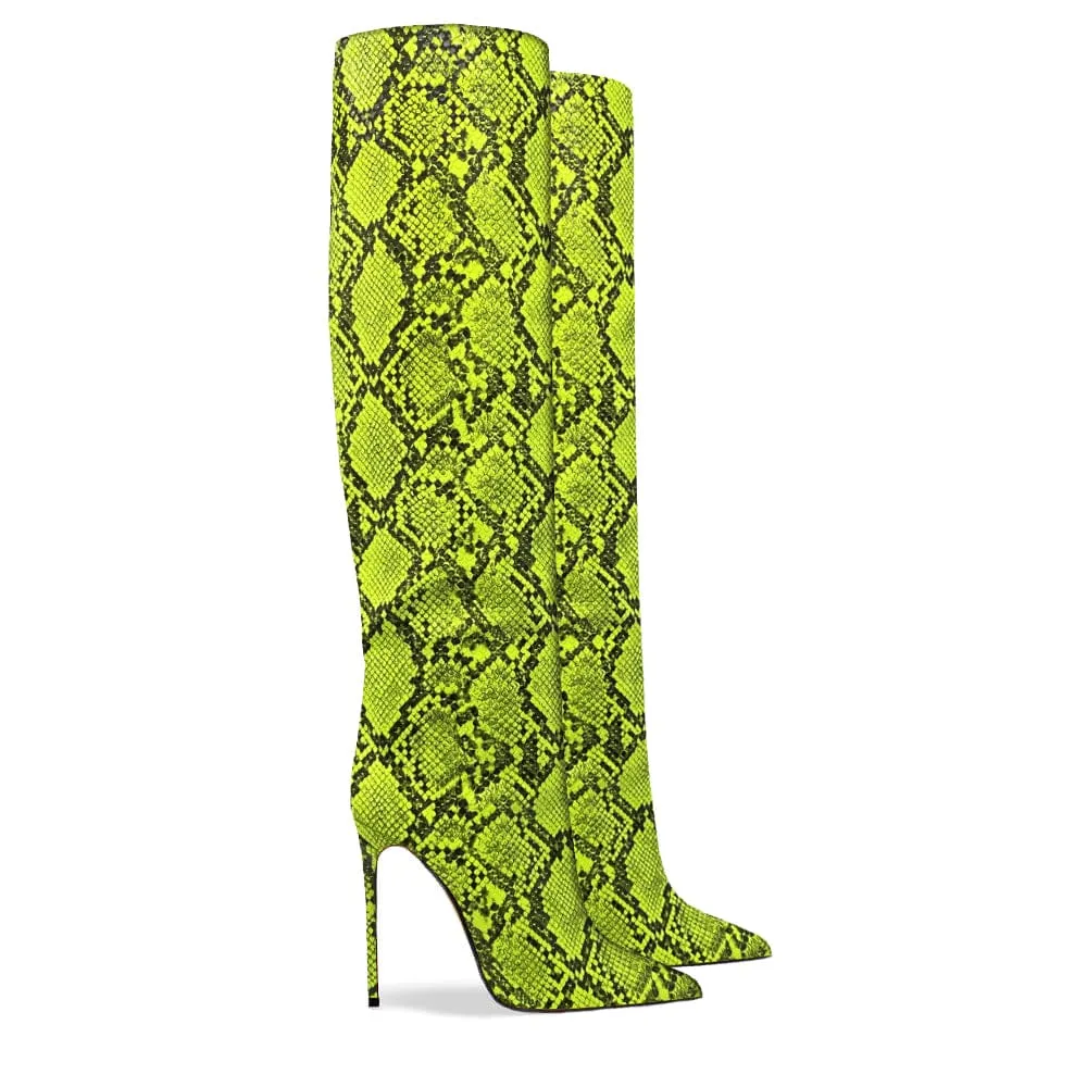 GWEN LIME GREEN PYTHONATE