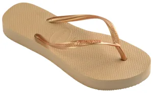 Havaianas Slim Flatform In Gold For Unisex