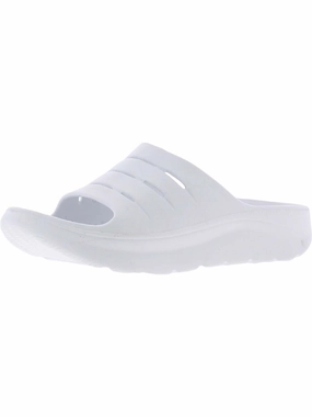 Hawaii Womens Slip On Open Toe Flat Sandals