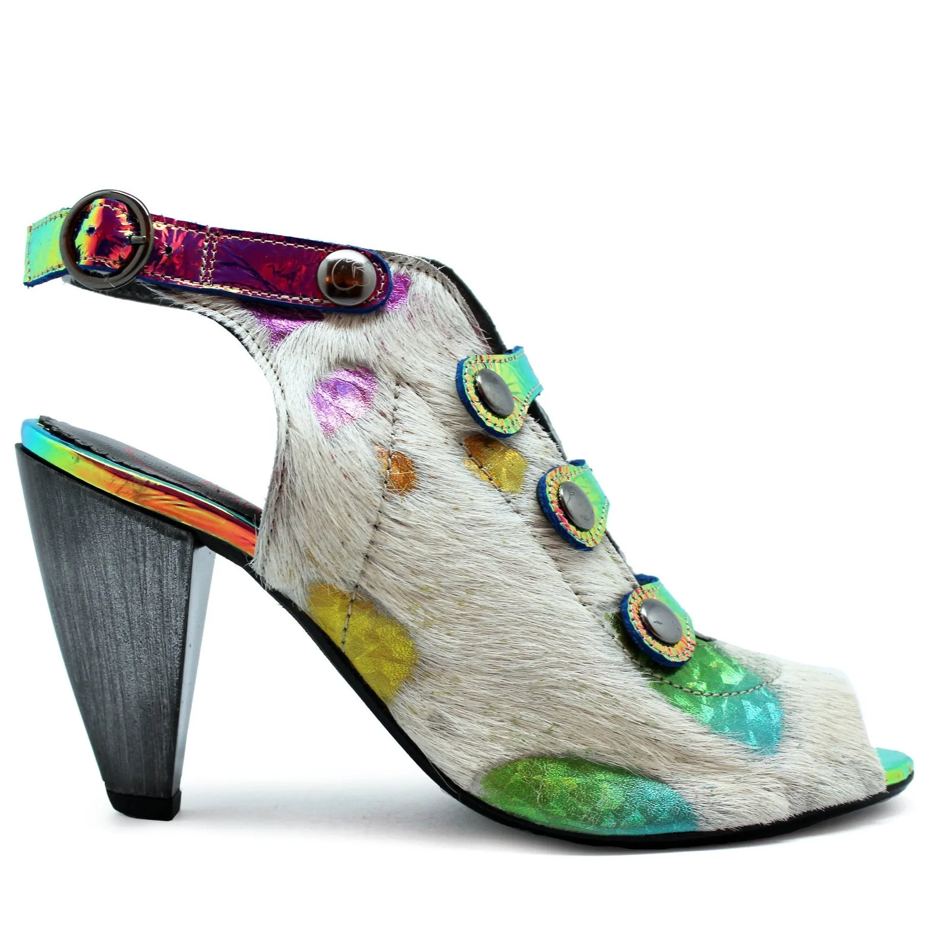 Honey - White Rainbow Unicorn heel