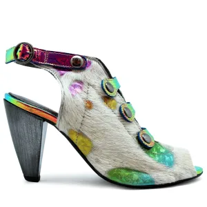 Honey - White Rainbow Unicorn heel