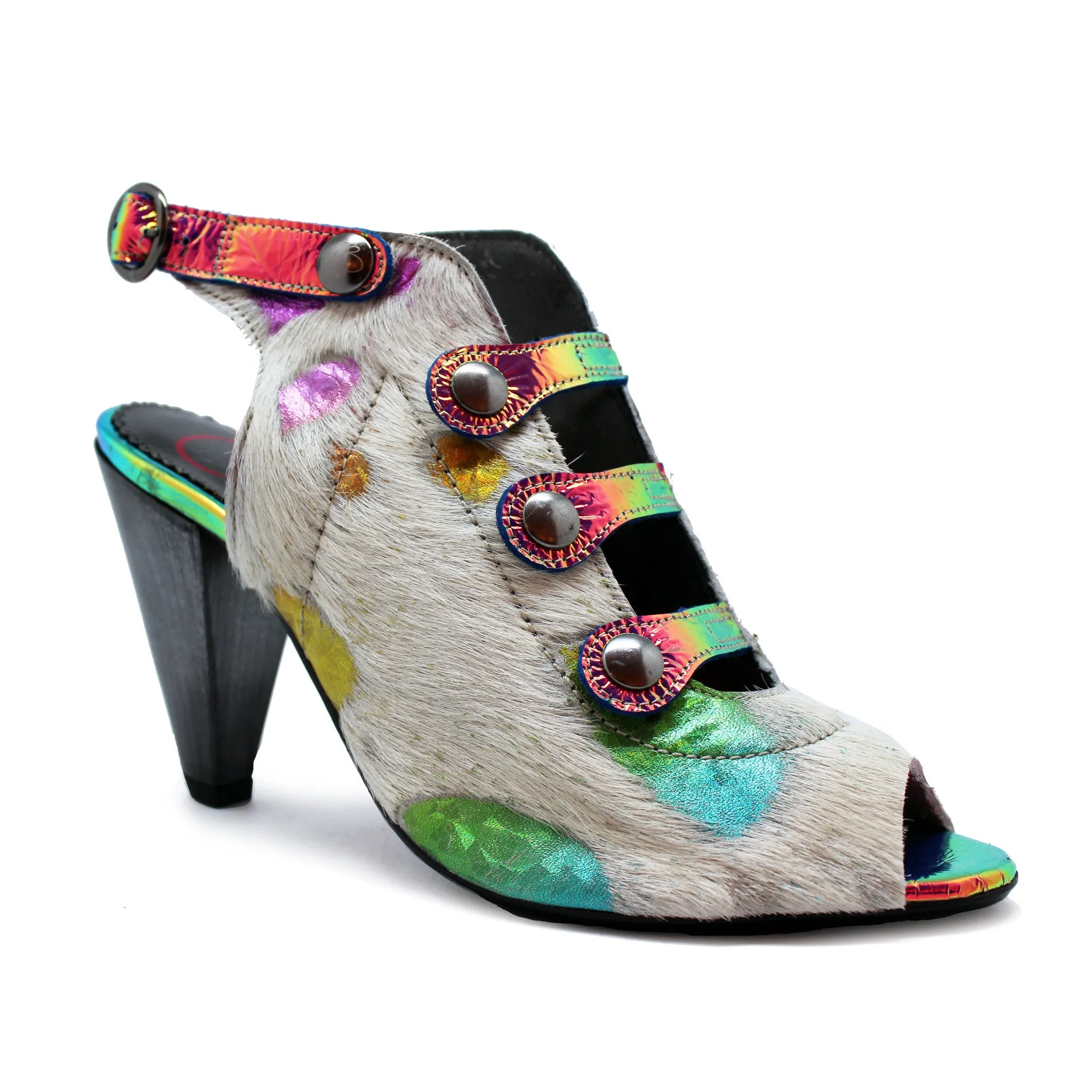 Honey - White Rainbow Unicorn heel