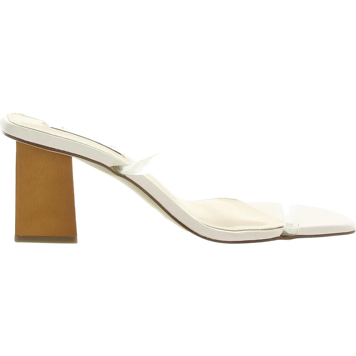 Honey Womens Padded Insole Slip On Heel Sandals