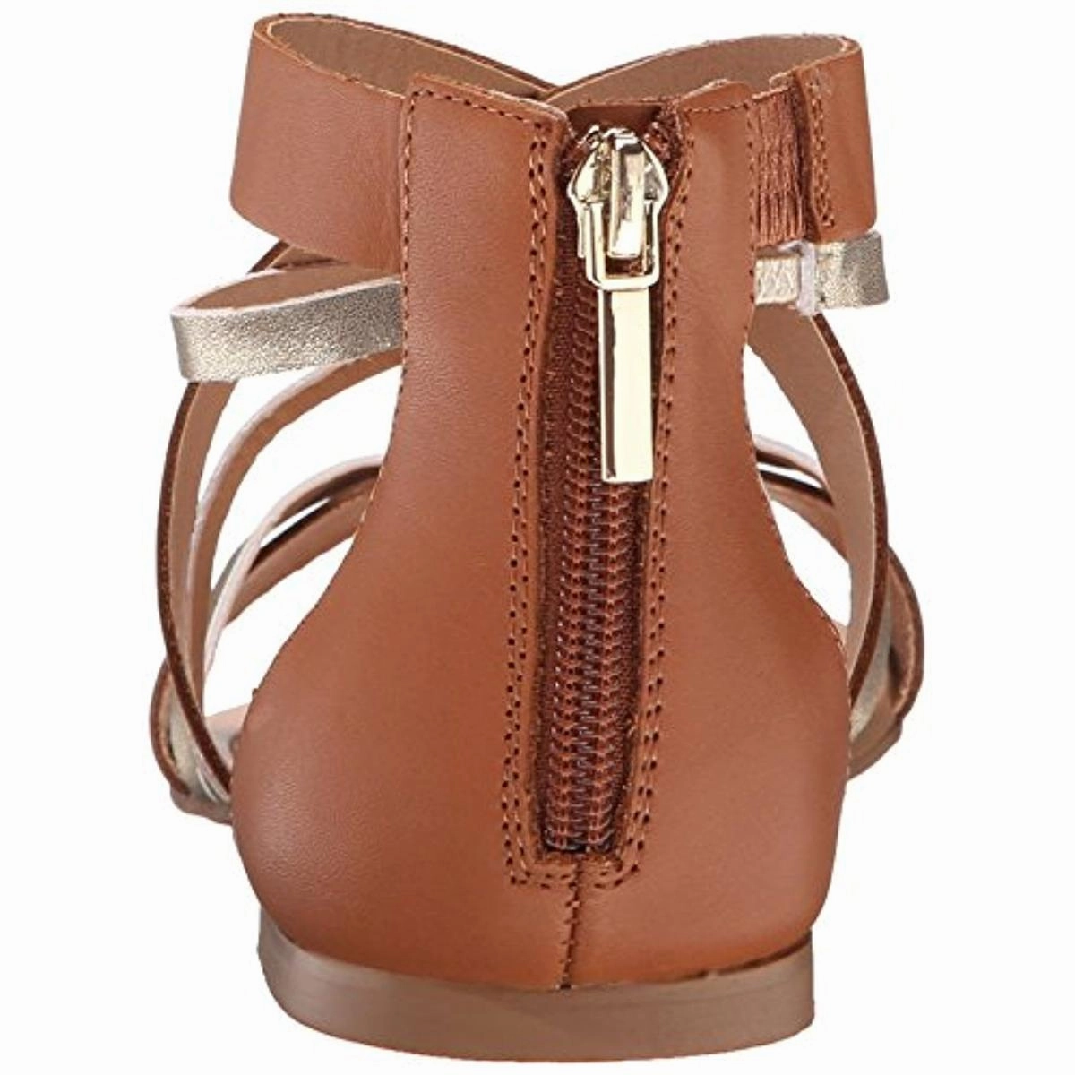 Honore Womens Metallic Strappy Gladiator Sandals