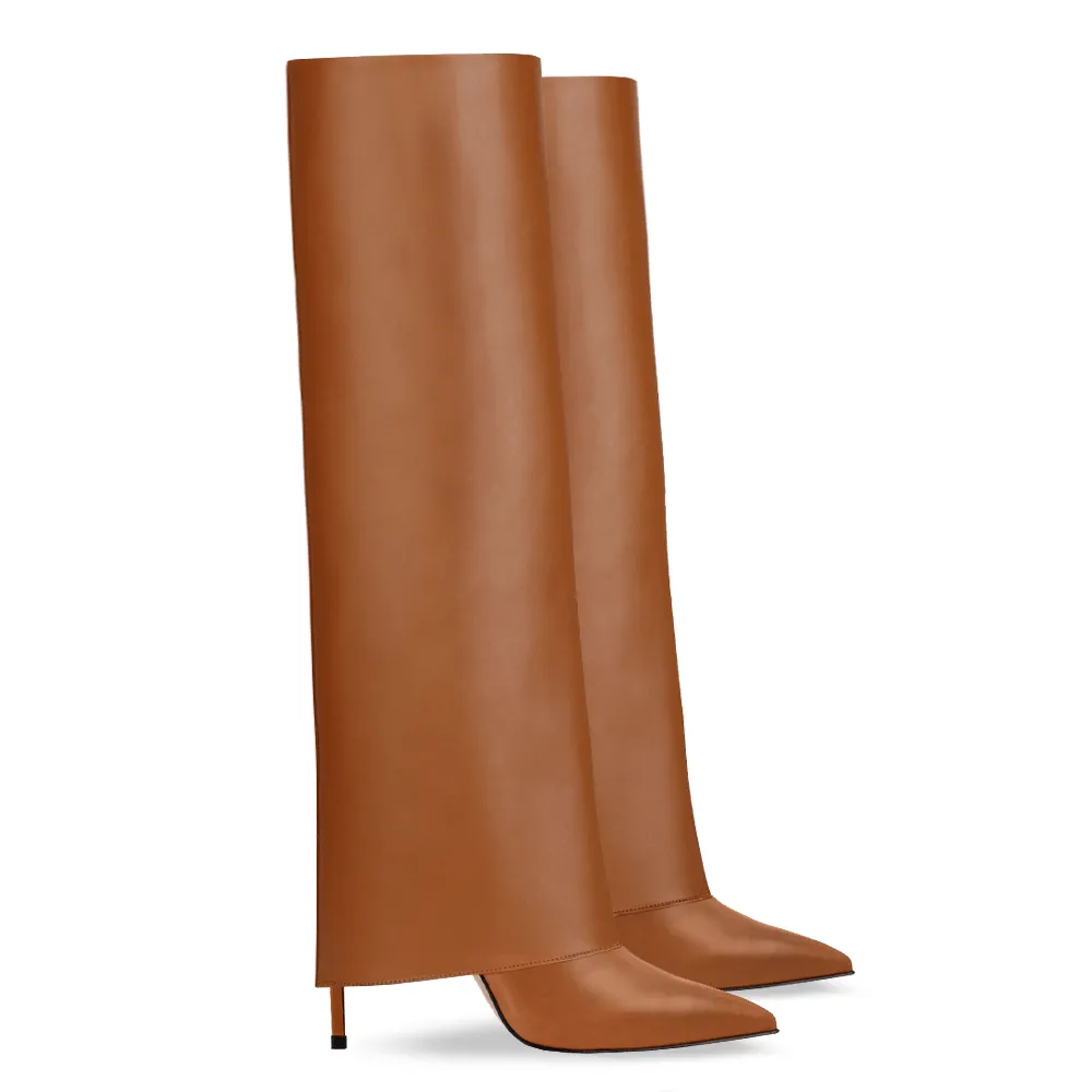 INES BROWN LEATHER