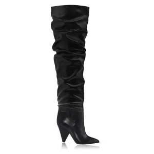 IRINA BLACK LEATHER