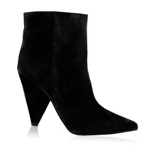 IRIS BLACK SUEDE