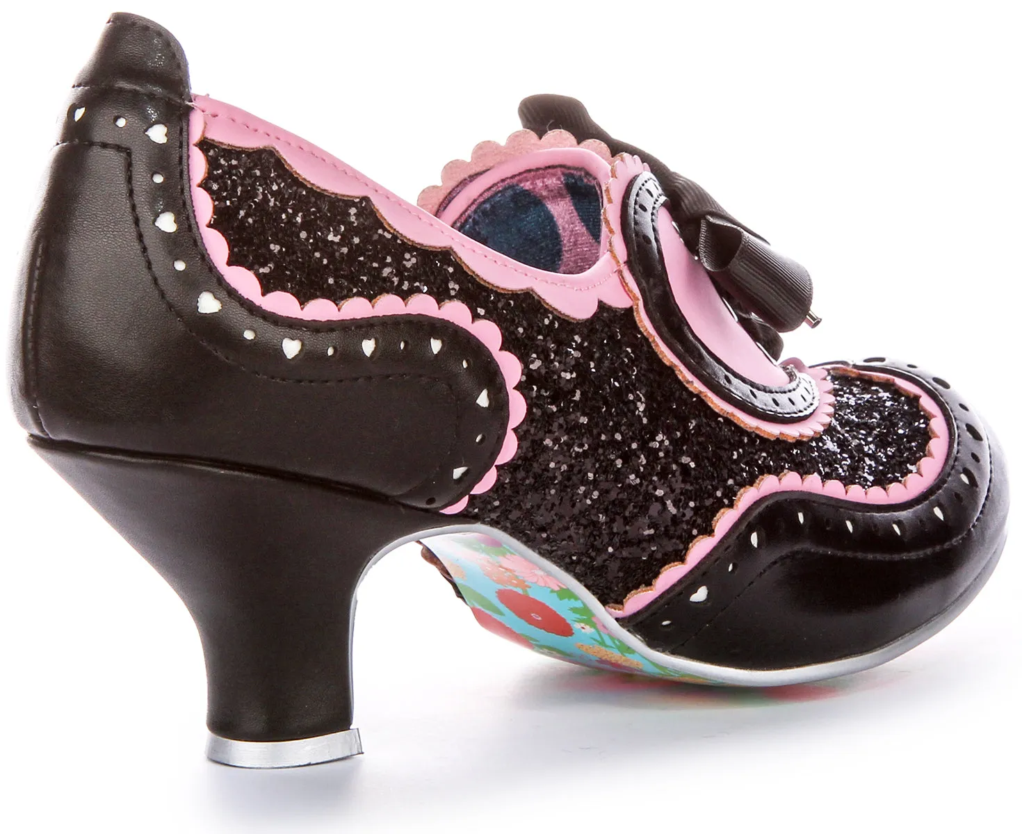 Irregular Choice Jazz Cat In Black Pink For Women