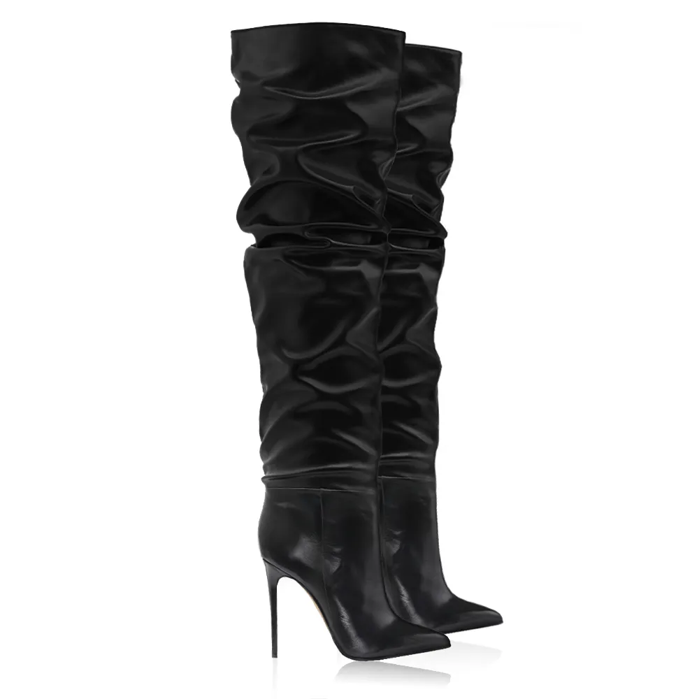 ISKRA BLACK LEATHER