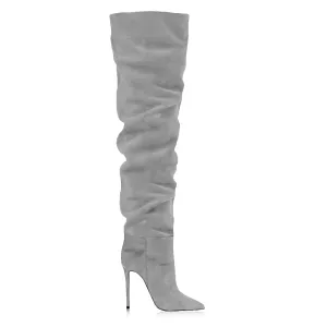 ISKRA GRAY SUEDE