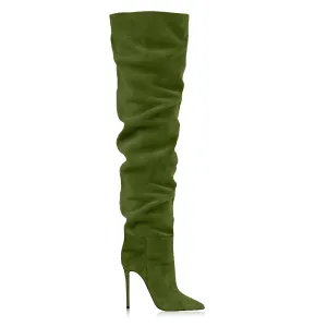 ISKRA GREEN SUEDE
