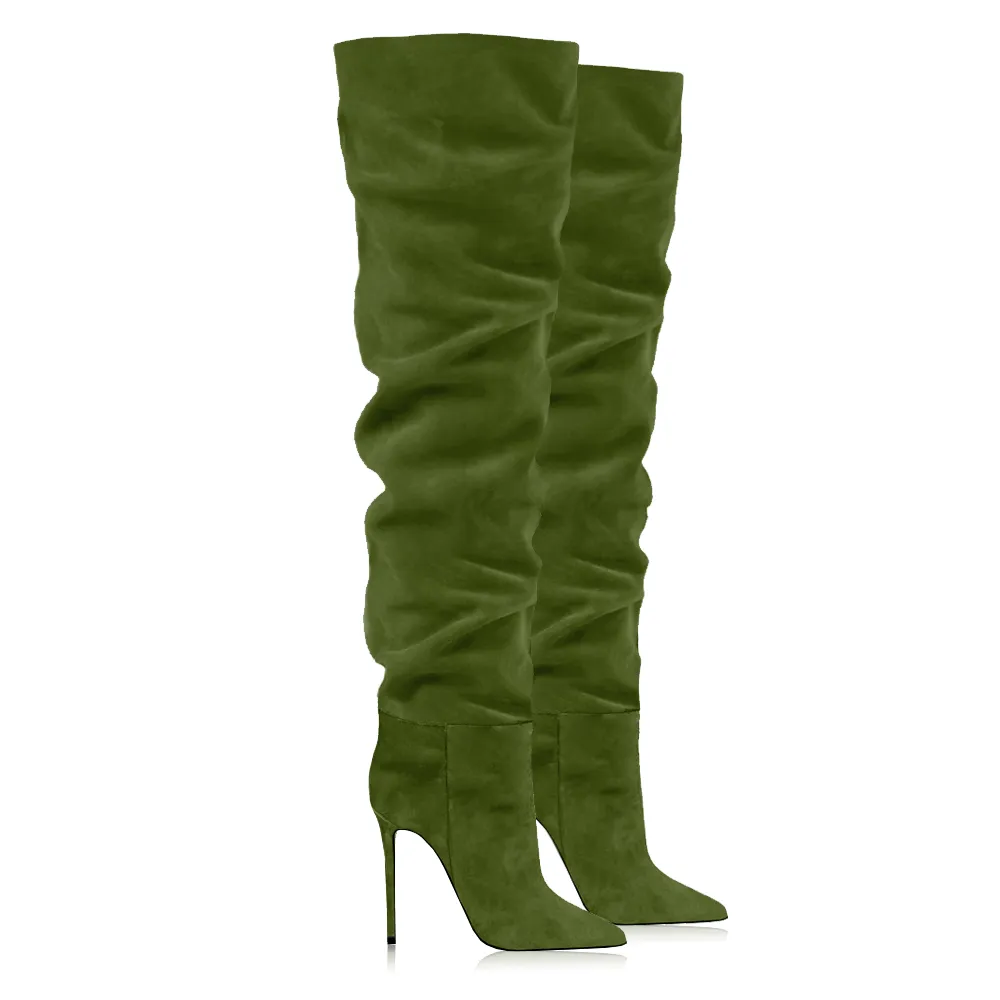 ISKRA GREEN SUEDE