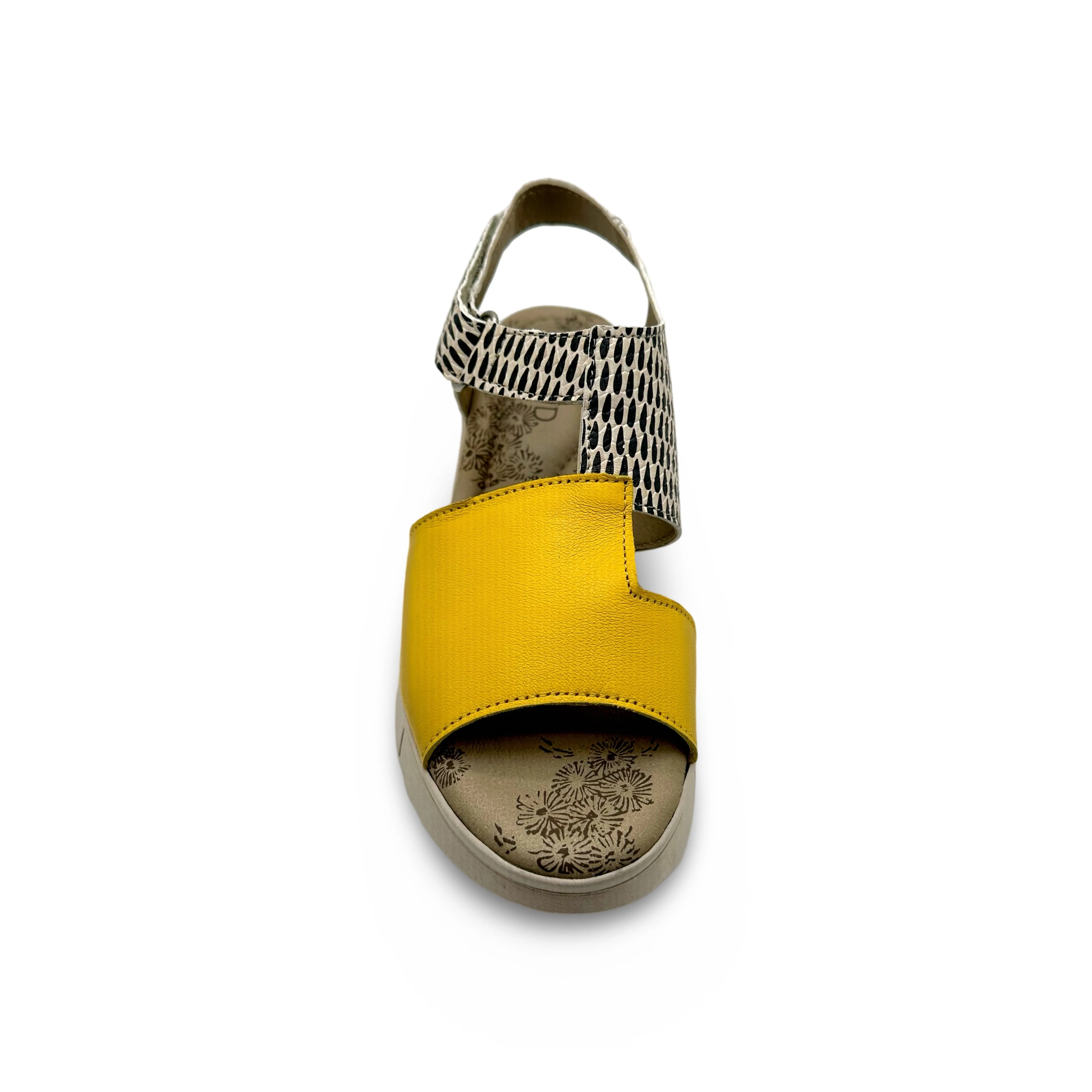 ISLA Yellow Print Sandal