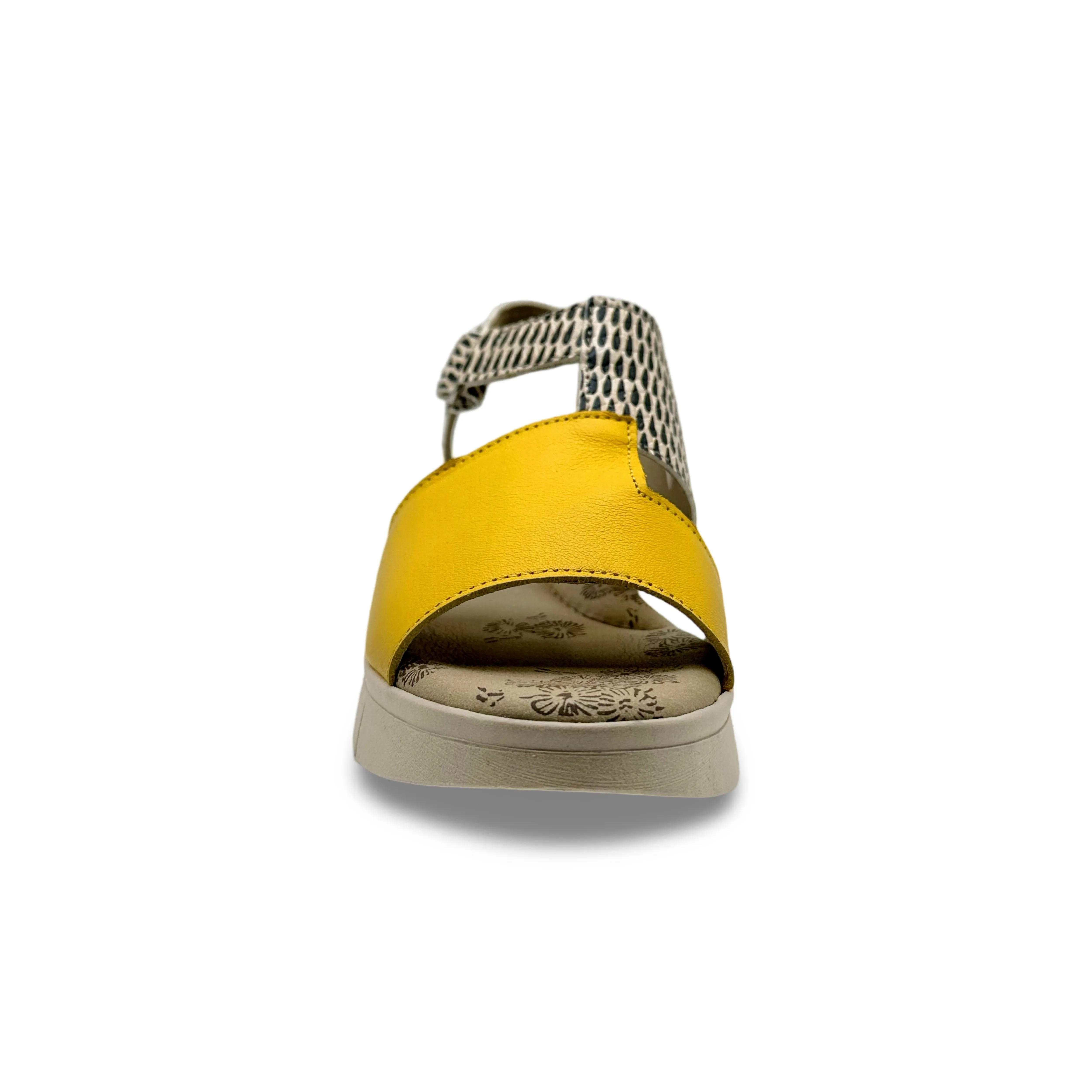 ISLA Yellow Print Sandal