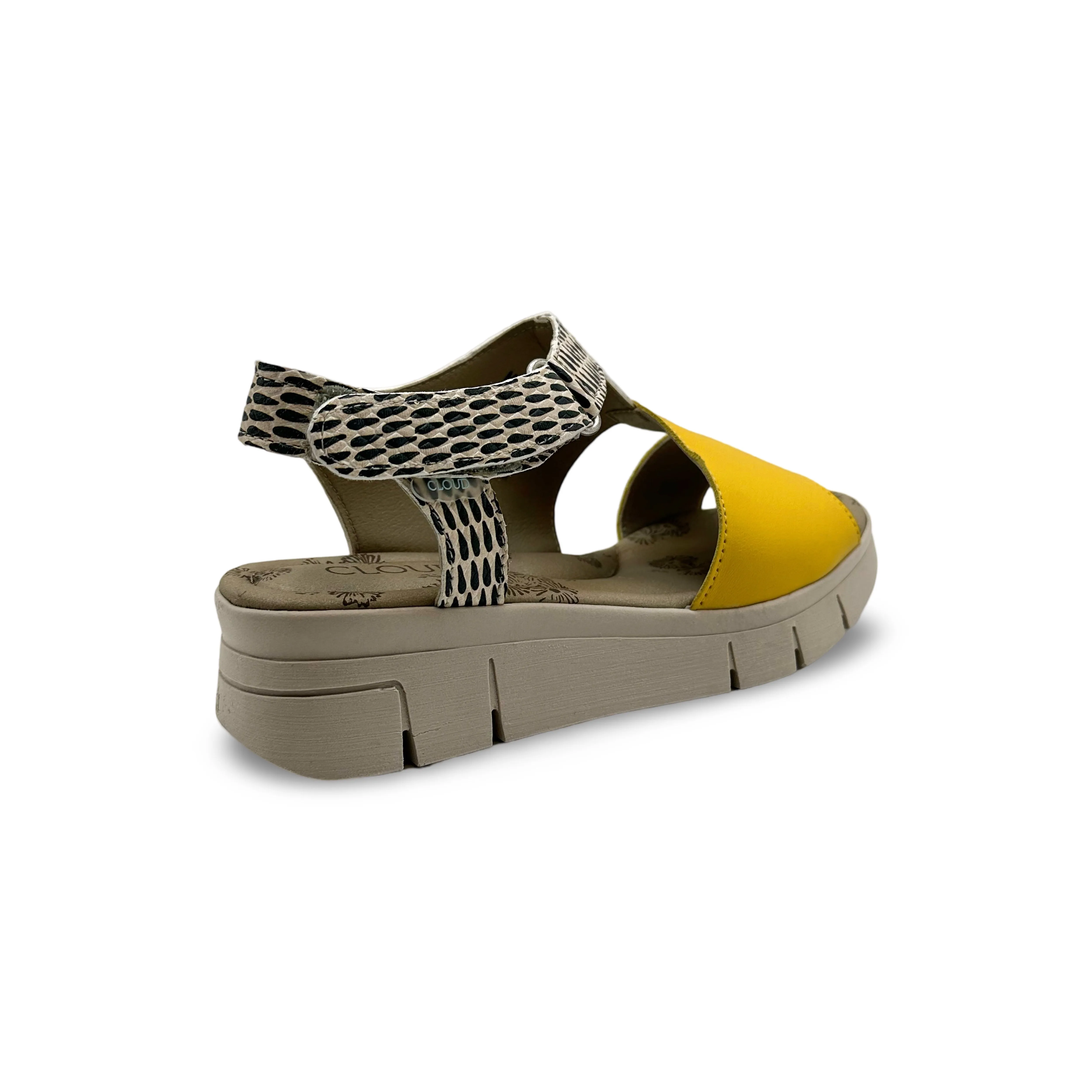 ISLA Yellow Print Sandal