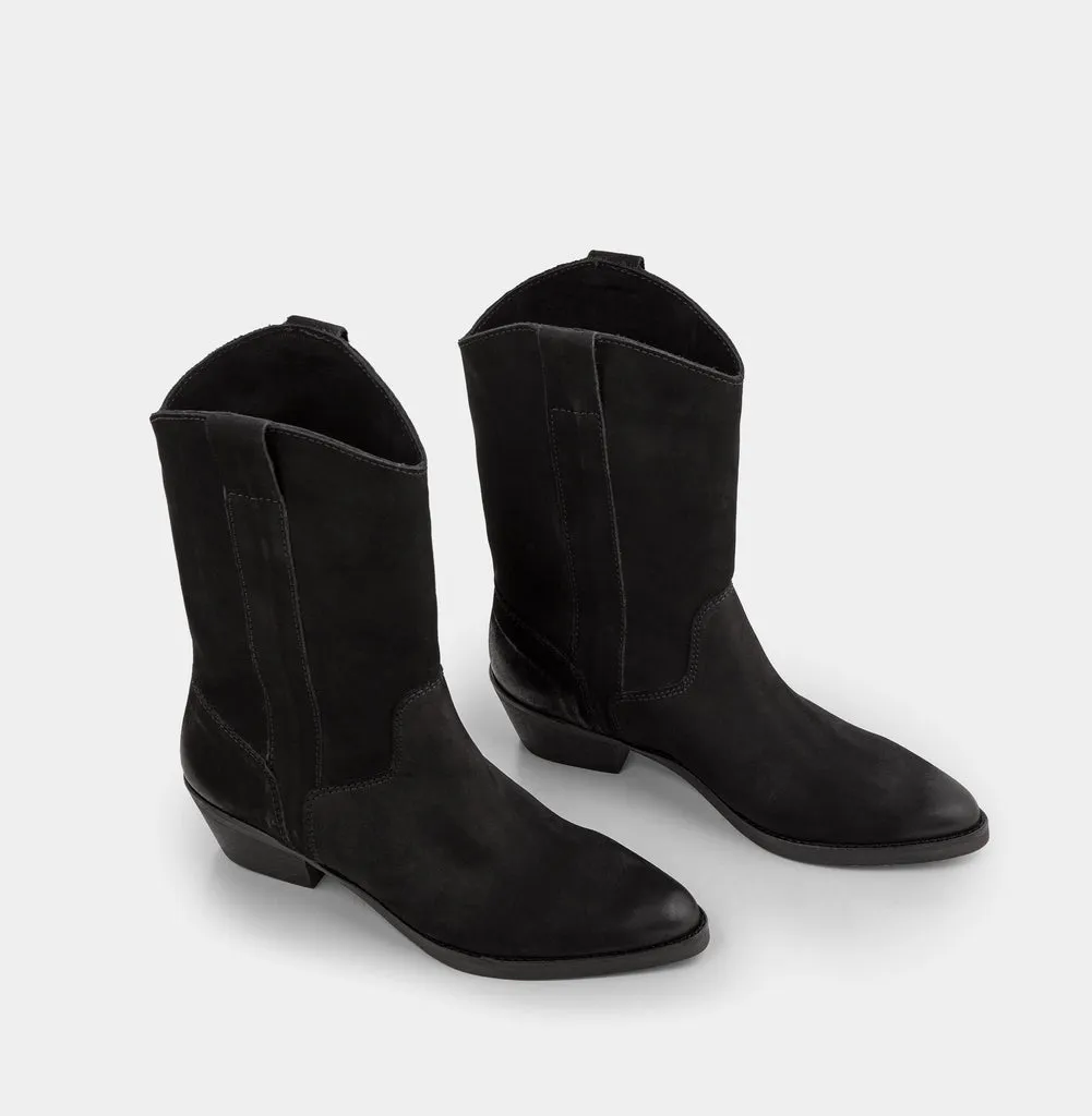 IvyLee Tracy Nubuck Oil Black