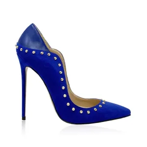 JANIS BLUE SUEDE