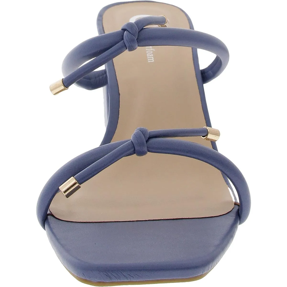 Jessa Womens Strappy Manmade Block Heel