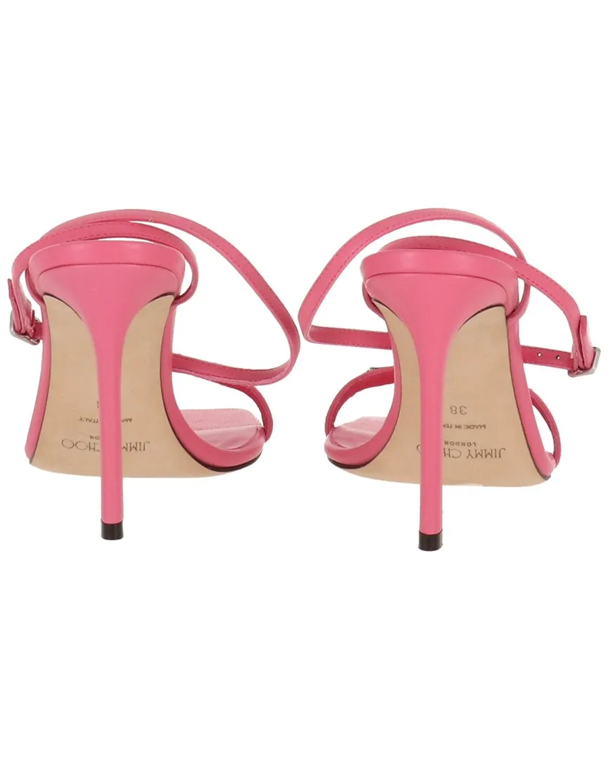 Jimmy Choo Jaxon 95 Leather Sandal