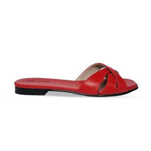 JIMMY LEATHER RED