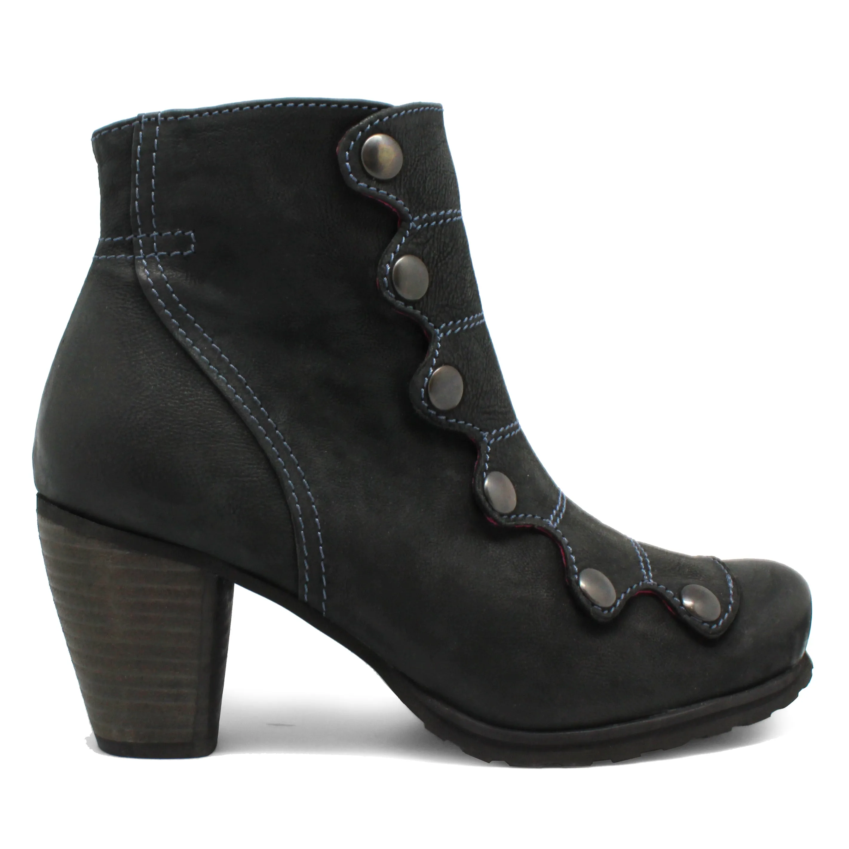 Jour - Black/Blue ankle boot- Last pairs 36, 41 and 42!
