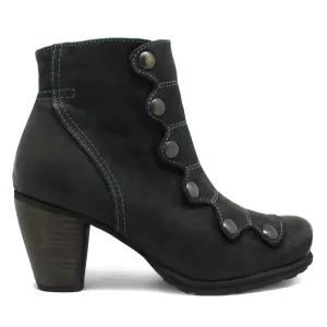 Jour - Black/Blue ankle boot- Last pairs 36, 41 and 42!