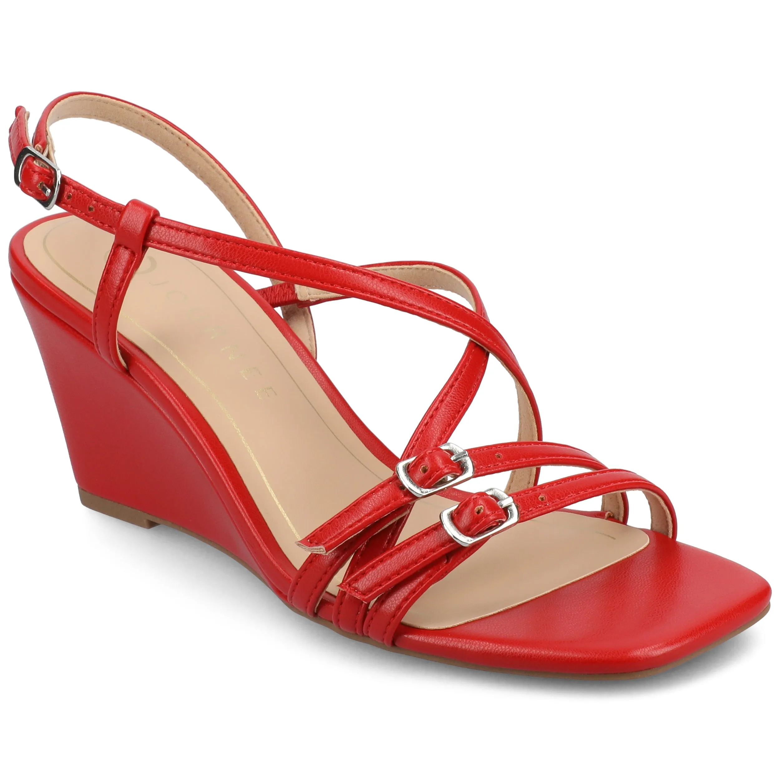 Journee Women's Clinne Wedge Sandals